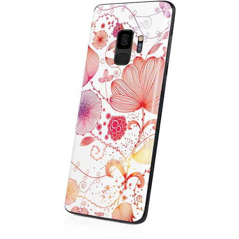 Elegant Flowers Galaxy S9 Skin